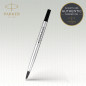 Parker recharges pour stylo roller | pointe moyenne | encre noire QUINK | lot de 2 Parker recharges pour stylo roller | pointe moyenne | encre noire QUINK | lot de 2