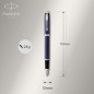 Parker IM stylo plume | bleu mat | pointe fine | coffret cadeau Parker IM stylo plume | bleu mat | pointe fine | coffret cadeau
