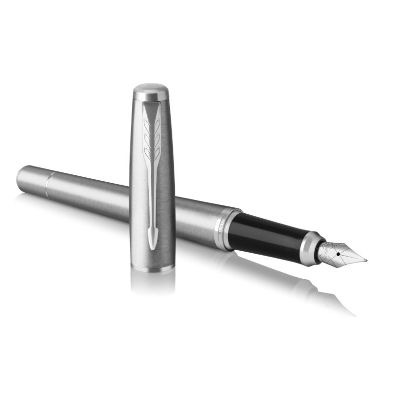 Parker Urban stylo-plume - Métro métallique - plume moyenne et encre bleue - coffret cadeau Parker Urban stylo-plume - Métro métallique - plume moyenne et encre bleue - coffret cadeau