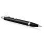 Parker IM stylo bille | laque noire avec attributs chromés| pointe moyenne| encre bleu | coffret cadeau Parker IM stylo bille | laque noire avec attributs chromés| pointe moyenne| encre bleu | coffret cadeau