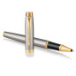 Parker IM stylo roller IM | métal brossé | pointe fine | encre noir | coffret cadeau Parker IM stylo roller IM | métal brossé | pointe fine | encre noir | coffret cadeau