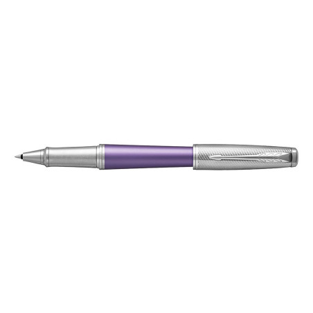 Parker Urban 1931622 Stylo roller Violet Premium avec Pointe Fine/Recharge d’encre Noir