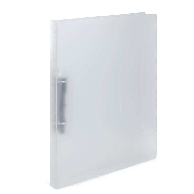 HERMA Classeurs á 2 anneaux A4 Translucide Blanc, dos de 25 mm, Classeur souple en plastique, Avec compresseur HERMA Classeurs á 2 anneaux A4 Translucide Blanc, dos de 25 mm, Classeur souple en plastique, Avec compresseur