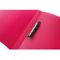 HERMA Classeurs á 2 anneaux A4 Translucide Rose foncé, dos de 25 mm, Classeur souple en plastique, Avec compresseur HERMA Classeurs á 2 anneaux A4 Translucide Rose foncé, dos de 25 mm, Classeur souple en plastique, Avec compresseur