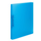 HERMA Classeurs á 2 anneaux A4 Translucide Bleu, dos de 25 mm, Classeur souple en plastique, Avec compresseur
