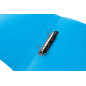 HERMA Classeurs á 2 anneaux A4 Translucide Bleu, dos de 25 mm, Classeur souple en plastique, Avec compresseur