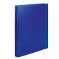 HERMA Classeurs á 2 anneaux A4 Translucide Bleu foncé, dos de 25 mm, Classeur souple en plastique, Avec compresseur HERMA Classeurs á 2 anneaux A4 Translucide Bleu foncé, dos de 25 mm, Classeur souple en plastique, Avec compresseur