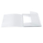 HERMA Chemises à élastique Translucide en Blanc, A4, plastique robuste, avec 3 rabats intérieurs, 1 porteé de chemise HERMA Chemises à élastique Translucide en Blanc, A4, plastique robuste, avec 3 rabats intérieurs, 1 porteé de chemise