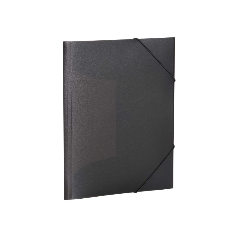 HERMA Chemises à élastique Translucide en Noir, A4, plastique robuste, avec 3 rabats intérieurs, 1 porteé de chemise HERMA Chemises à élastique Translucide en Noir, A4, plastique robuste, avec 3 rabats intérieurs, 1 porteé de chemise