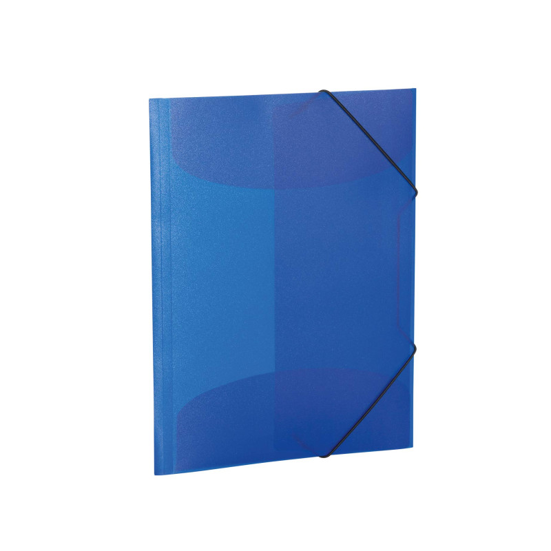 HERMA Chemises à élastique Translucide en Bleu foncé, A4, plastique robuste, avec 3 rabats intérieurs, 1 porteé de chemise HERMA Chemises à élastique Translucide en Bleu foncé, A4, plastique robuste, avec 3 rabats intérieurs, 1 porteé de chemise