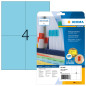 HERMA Lot de 4554 étiquettes colorées au format A4 amovibles (105 x 37 mm, 20 feuilles, papier mat) autocollantes, imprimables, HERMA Lot de 4554 étiquettes colorées au format A4 amovibles (105 x 37 mm, 20 feuilles, papier mat) autocollantes, imprimables,