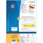 Herma 9538 résistante aux intempéries Outdoor Film adhésif (99,1 x 42,3 mm vers DIN A4, film autocollant) 480 étiquettes sur 40 Herma 9538 résistante aux intempéries Outdoor Film adhésif (99,1 x 42,3 mm vers DIN A4, film autocollant) 480 étiquettes sur 40