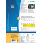 HERMA 9544 étiquette auto-collante Rectangle Blanc 40 pièce(s)
