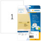 HERMA 4585 étiquettes autocollantes en film transparent, 1 étiquette par feuille A4, 10 feuilles, 210 x 297 mm, 10 étiquettes vi HERMA 4585 étiquettes autocollantes en film transparent, 1 étiquette par feuille A4, 10 feuilles, 210 x 297 mm, 10 étiquettes vi