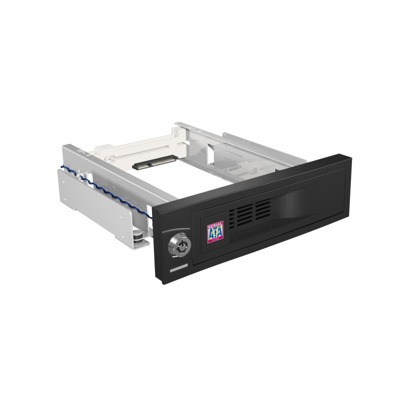 Icy Box IB-168SK-B Boîtier Externe pour Disque Dur SATA avec quick swap 1 Baie Noir