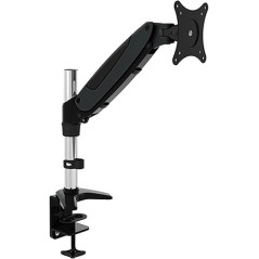 Techly ICA-LCD-111-BK 27" Noir Support d'écran Plat pour Bureau - Supports d'écrans Plats pour Bureau (8 kg, 38,1 cm (15"), 68,6