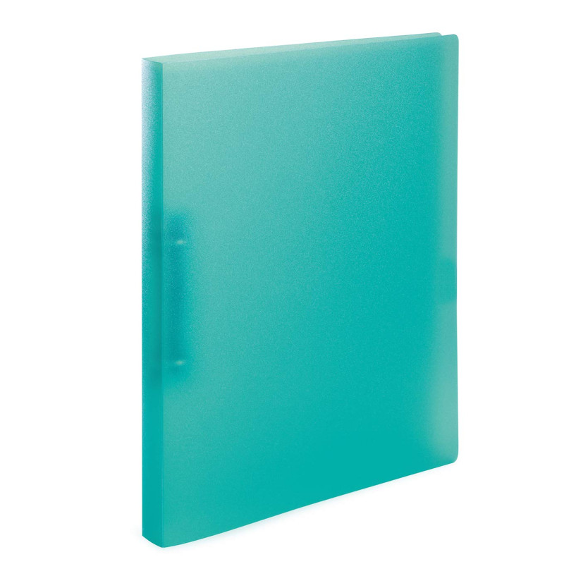 HERMA Classeurs á 2 anneaux A4 Translucide Turquoise, dos de 25 mm, Classeur souple en plastique, Avec compresseur HERMA Classeurs á 2 anneaux A4 Translucide Turquoise, dos de 25 mm, Classeur souple en plastique, Avec compresseur