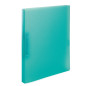 HERMA Classeurs á 2 anneaux A4 Translucide Turquoise, dos de 25 mm, Classeur souple en plastique, Avec compresseur HERMA Classeurs á 2 anneaux A4 Translucide Turquoise, dos de 25 mm, Classeur souple en plastique, Avec compresseur