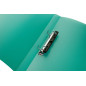 HERMA Classeurs á 2 anneaux A4 Translucide Turquoise, dos de 25 mm, Classeur souple en plastique, Avec compresseur HERMA Classeurs á 2 anneaux A4 Translucide Turquoise, dos de 25 mm, Classeur souple en plastique, Avec compresseur