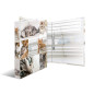HERMA Classeurs á 2 anneaux A4 Animaux motif chats, dos de 35 mm, Classeur en carton rigide, Avec compresseur HERMA Classeurs á 2 anneaux A4 Animaux motif chats, dos de 35 mm, Classeur en carton rigide, Avec compresseur