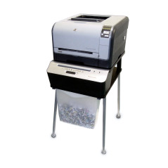 Bonsaii 510909 Doc Shred Fit Destructeur de documents | Table d'imprimante | Coupe croisée | 7 feuilles | 10 litres | Taille des