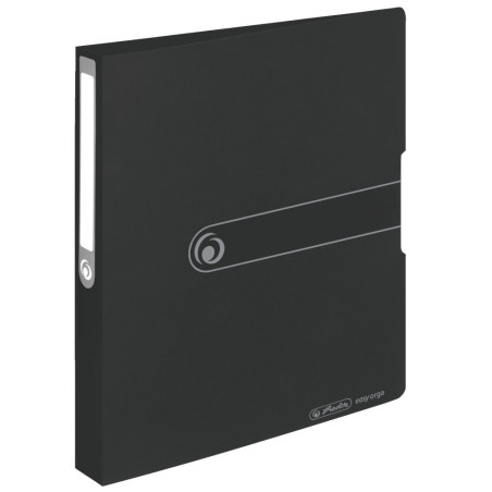 Herlitz 11205754 Easy orga to go Classeur à anneaux A4 2 anneaux hauteur de remplissage 25 mm Noir