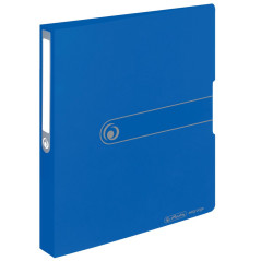Herlitz 11217171 Easy orga to go Classeur à anneaux A4 2 anneaux hauteur de remplissage 25 mm Bleu opaque
