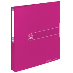 Herlitz 11205788 Easy orga to go Classeur à anneaux A4 2 anneaux hauteur de remplissage 25 mm Framboise