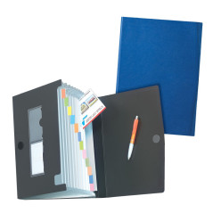 Herlitz 1978048 Classeur à soufflet A4 en plastique avec 12 compartiments (Différents coloris) (Import Allemagne)