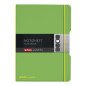 Herlitz (A4, Carnet couverture interchangeable en polypropylène avec fermeture en caoutchouc, 80 g/m²) 80 feuilles Couverture en Herlitz (A4, Carnet couverture interchangeable en polypropylène avec fermeture en caoutchouc, 80 g/m²) 80 feuilles Couverture en