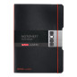 Herlitz 11361508 Carnet de notes (A4, couverture interchangeable en polypropylène avec fermeture élastique, 80 g/m²), 80 feuille Herlitz 11361508 Carnet de notes (A4, couverture interchangeable en polypropylène avec fermeture élastique, 80 g/m²), 80 feuille