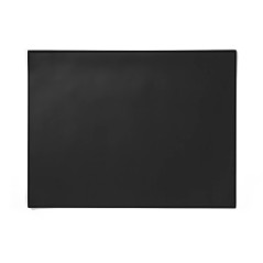 Durable 729301 Sous-Main Rectangulaire avec Rebord de Protection Et Rabat Transparent 65 x 50 cm Noir