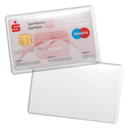 Durable 213619 Etui Souple de Protection pour Document Type Carte Bancaire Format 54 x 86 mm Sachet de 10