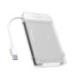 ICY BOX Adaptateur USB 3.0 vers SATA pour HDD/SSD 2,5" (6,35 cm) avec boîtier de protection pour adaptateur & disque, SATA III, ICY BOX Adaptateur USB 3.0 vers SATA pour HDD/SSD 2,5" (6,35 cm) avec boîtier de protection pour adaptateur & disque, SATA III,