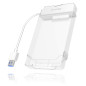 ICY BOX Adaptateur USB 3.0 vers SATA pour HDD/SSD 2,5" (6,35 cm) avec boîtier de protection pour adaptateur & disque, SATA III, ICY BOX Adaptateur USB 3.0 vers SATA pour HDD/SSD 2,5" (6,35 cm) avec boîtier de protection pour adaptateur & disque, SATA III,