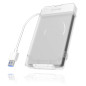 ICY BOX Adaptateur USB 3.0 vers SATA pour HDD/SSD 2,5" (6,35 cm) avec boîtier de protection pour adaptateur & disque, SATA III, ICY BOX Adaptateur USB 3.0 vers SATA pour HDD/SSD 2,5" (6,35 cm) avec boîtier de protection pour adaptateur & disque, SATA III,