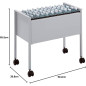 Durable 309523 Classement pour Dossier suspendu Standard 80 A4 Argent métallisé Durable 309523 Classement pour Dossier suspendu Standard 80 A4 Argent métallisé