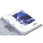 DURABLE - Attaches autocollantes - Attaches FILEFIX - Pour documents non perforés A4 - Perforation universelle - Transparent - S