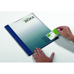 DURABLE - Pochettes - Pochettes adhésives - Pochettes POCKETFIX - Protèges document - 90x75 mm - Transparent - Boîte de 100 pièc