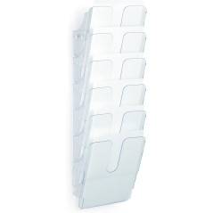 DURABLE - Porte-documents mural FLEXIPLUS 6 - Pour le classement et la présentation de documents au format A4 - Transparent - 1
