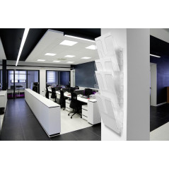 DURABLE - Porte-documents mural FLEXIPLUS 6 - Pour le classement et la présentation de documents au format A4 - Transparent - 1 