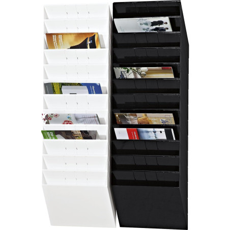 DURABLE - Porte-document mural FLEXIBOXX 12 - Format A4 paysage - Pour la présentation de documents - 1 kit - Transparent - 1170