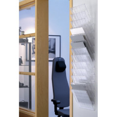 DURABLE - Porte-document mural FLEXIBOXX 12 - Format A4 paysage - Pour la présentation de documents - 1 kit - Transparent - 1170