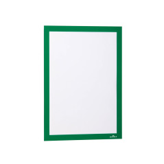Durable 487205 Duraframe Sachet de 2 Cadres d'Affichage Repositionnables A4 Vert