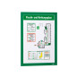 Durable 487205 Duraframe Sachet de 2 Cadres d'Affichage Repositionnables A4 Vert