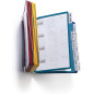 DURABLE - Support mural VARIO - Porte vue A4 - 20 pochettes - Protège document A4 - Support de présentation - Multicolore - 1 pi DURABLE - Support mural VARIO - Porte vue A4 - 20 pochettes - Protège document A4 - Support de présentation - Multicolore - 1 pi