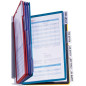 DURABLE - Support mural VARIO - Porte vue A4 - 20 pochettes - Protège document A4 - Support de présentation - Multicolore - 1 pi DURABLE - Support mural VARIO - Porte vue A4 - 20 pochettes - Protège document A4 - Support de présentation - Multicolore - 1 pi
