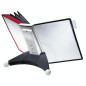 Durable 563200 PUPITRE DE TABLE SHERPA® TABLE 10 Pochettes pour Consultation et Présentation Documents A4 5 Rouge/5 Noir