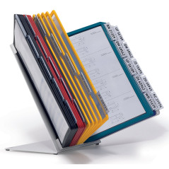 Durable 569900 Système de tableaux de table (Vario Table 20, avec 20 tableaux) multicolore