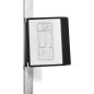 DURABLE - Support mural magnétique VARIO MAGNETIC WALL 5 - Pour la présentation de documents A4 - 10 pochettes A4 - 1 pièce - No DURABLE - Support mural magnétique VARIO MAGNETIC WALL 5 - Pour la présentation de documents A4 - 10 pochettes A4 - 1 pièce - No